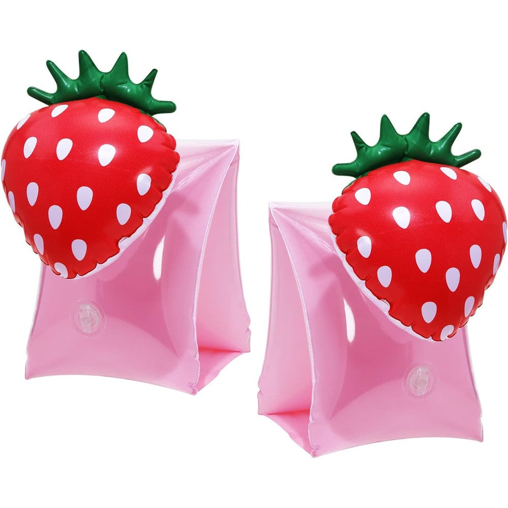 Penta Angel inflatable swim arm floats pink shell front view