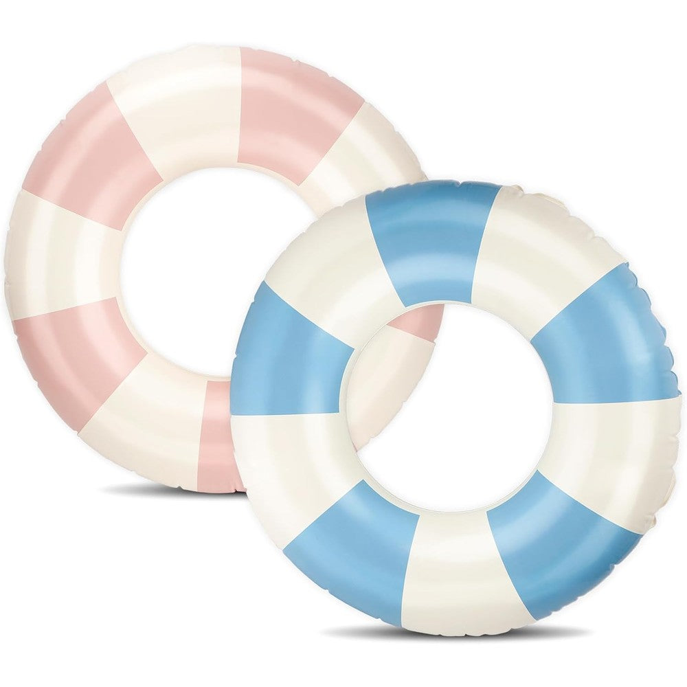 Evechole 2 pack inflatable pool floats front view