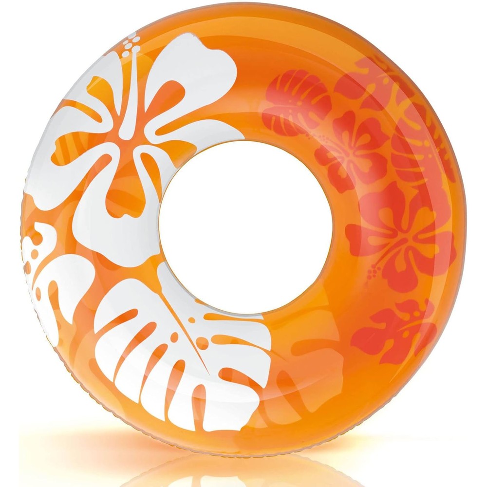 Intex clear color tube 59251 front view pool float