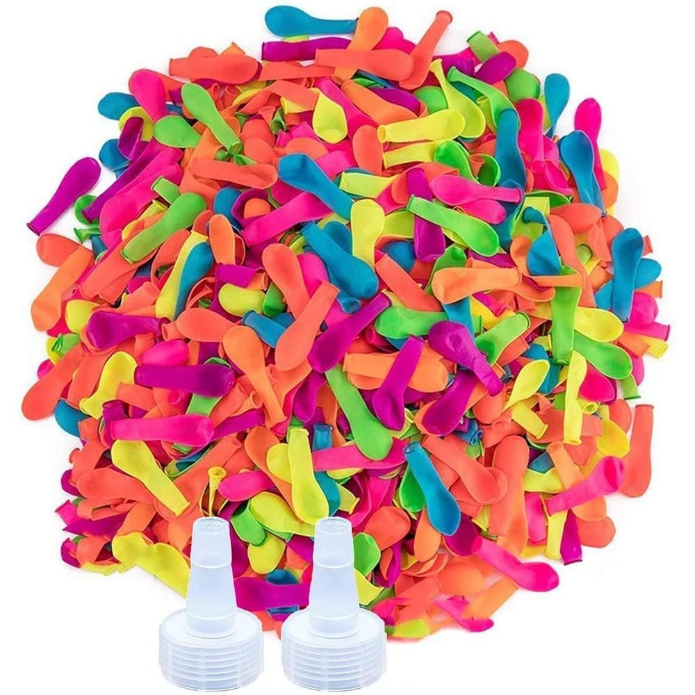 Hlonon water balloons refill kit front view packaging showing multi color balloons