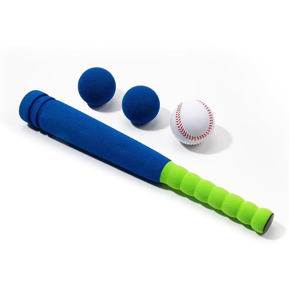 CeleMoon soft kids foam baseball bat set front view