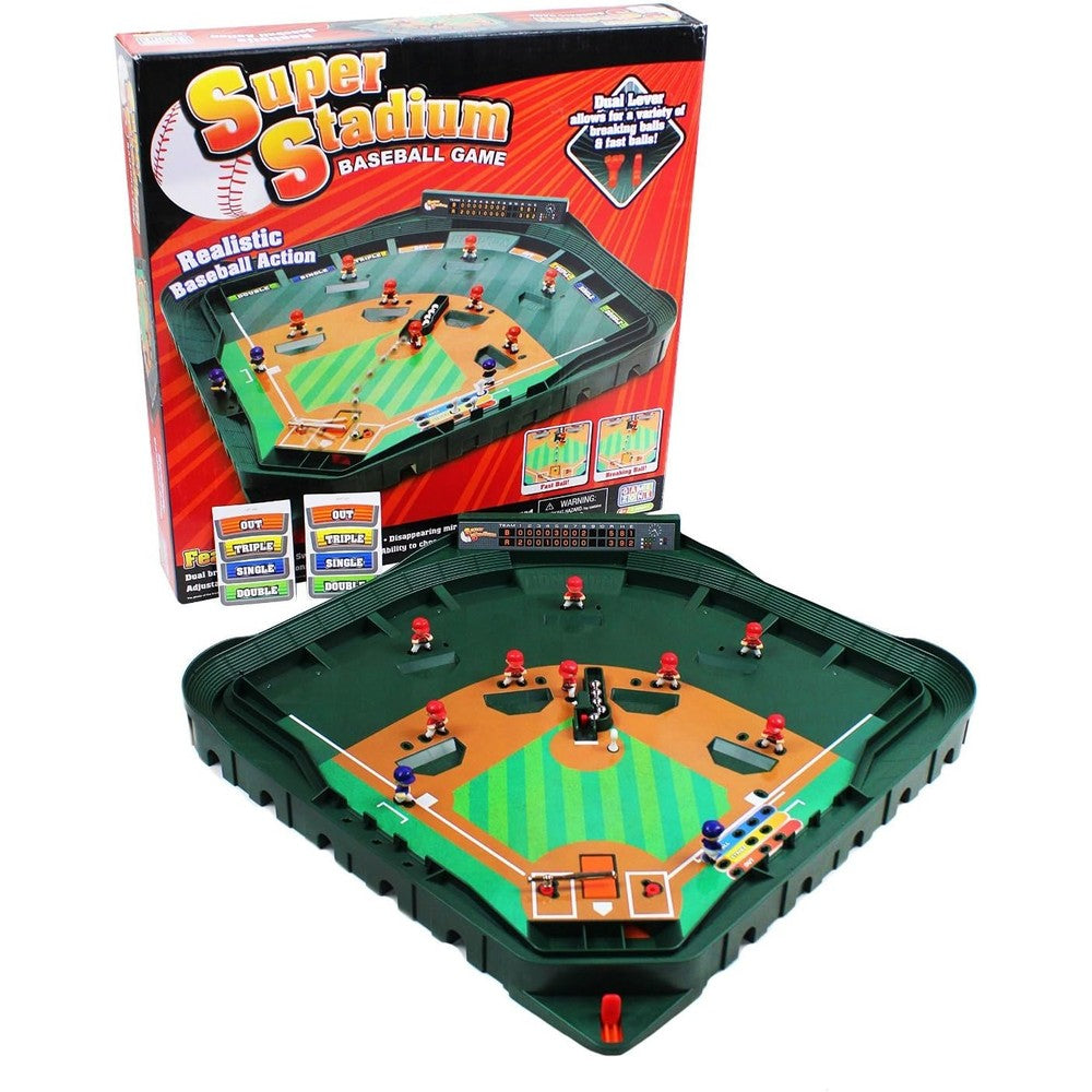 Game Zone Super Stadium Baseball Game front view on table
