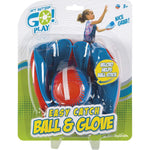 Toysmith Get Outside Go Easy Catch Ball and Glove set front view
