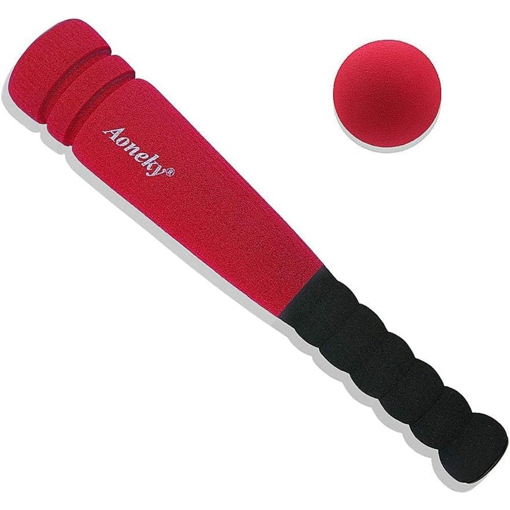 Aoneky mini foam baseball bat set for toddlers front view