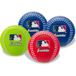 Franklin Sports oversized foam baseballs 4 pack front view