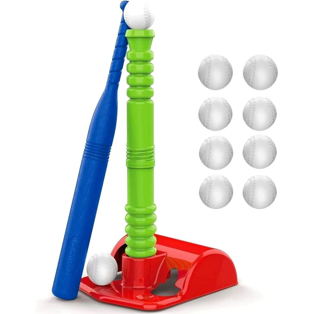 Play22 T Ball Set for toddlers with blue bat and batting tee