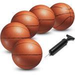 PlayBolt mini basketball set 6 inch 5 pack with pump