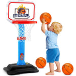 Tsomtto toddler basketball hoop front view for kids.