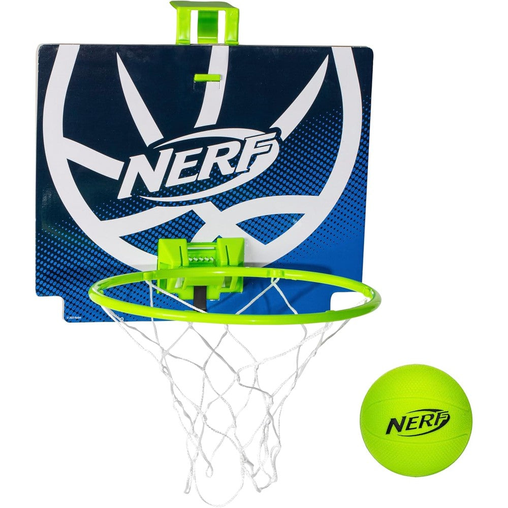 Nerf Nerfoop classic mini foam basketball hoop set front view