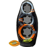 Nerf Proshot Inflatable Football Target standing front view for kids accuracy training.