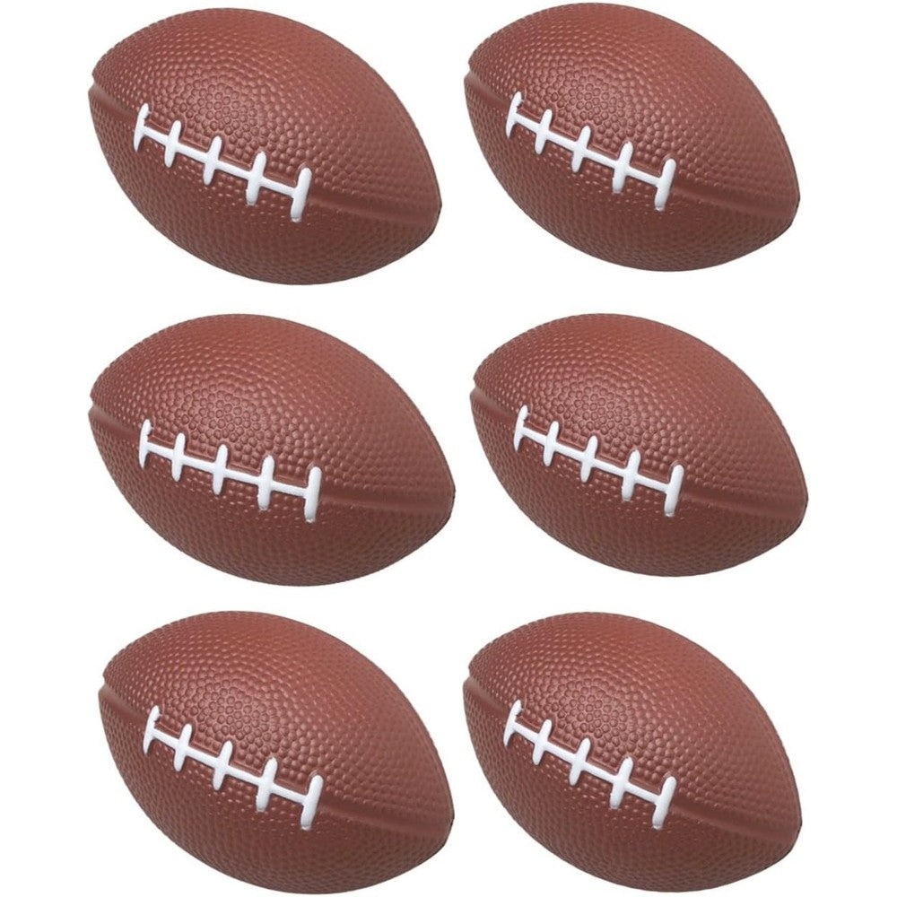 Giftexpress 4 inch foam mini football stress balls front view