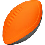Nerf N-Sports Turbo Junior Kids Foam Football front view showing classic orange and black design