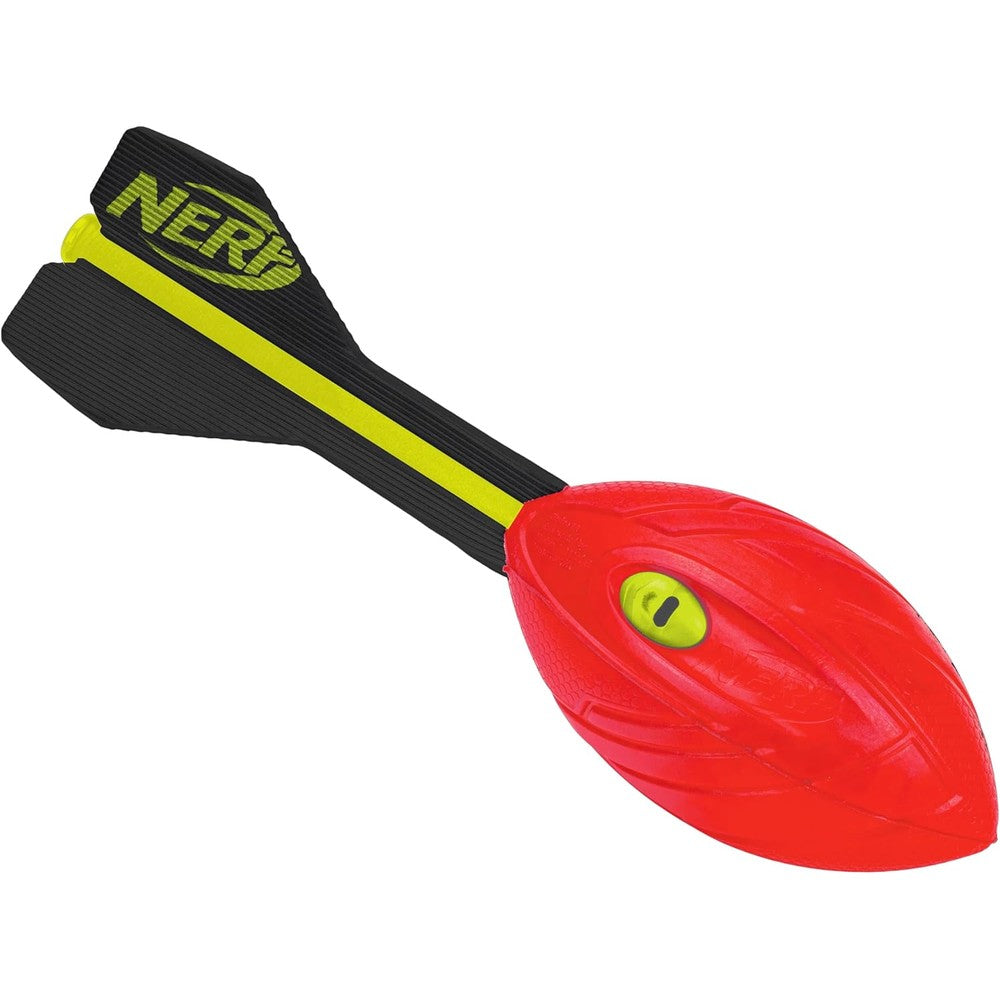 Nerf Vortex Aero Howler foam ball red front view long distance football