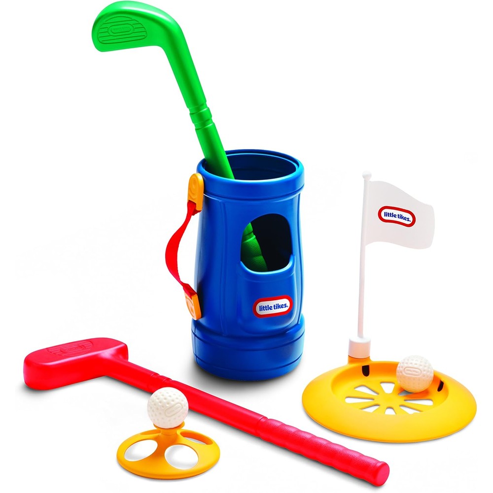 Little Tikes TotSports Grab N Go Golf blue set front view