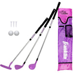 Franklin Sports kids golf set pink adjustable club front view