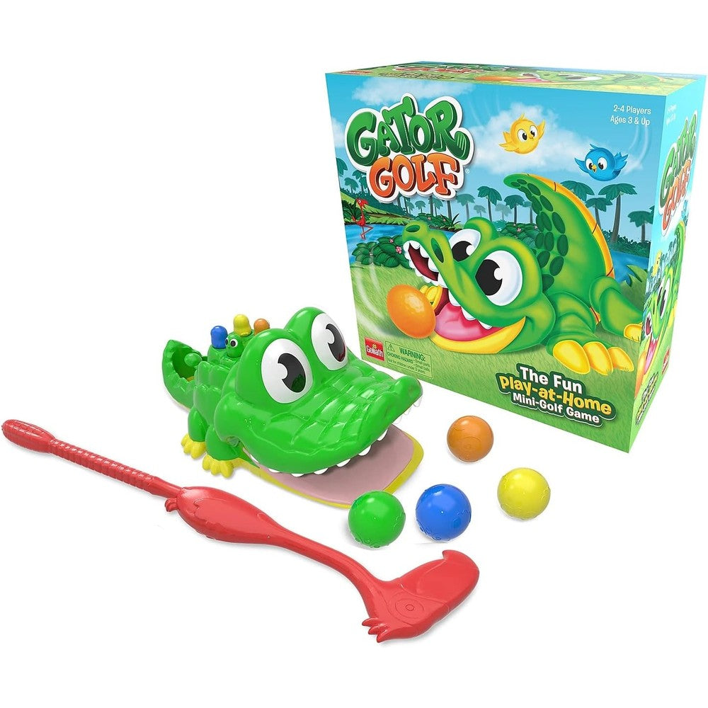 Goliath Games Gator Golf indoor putting game front view