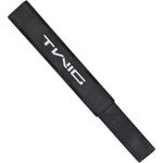 Twig Hockey Company composite hockey stick extension end plug front view showing carbon fiber finish.