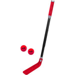 Nerf Flexplay Kids Hockey Stick and Ball Set front view youth sports kit
