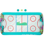 SwimWays Hydro Hockey Inflatable Water Floating Table Hockey Set front view pool toy