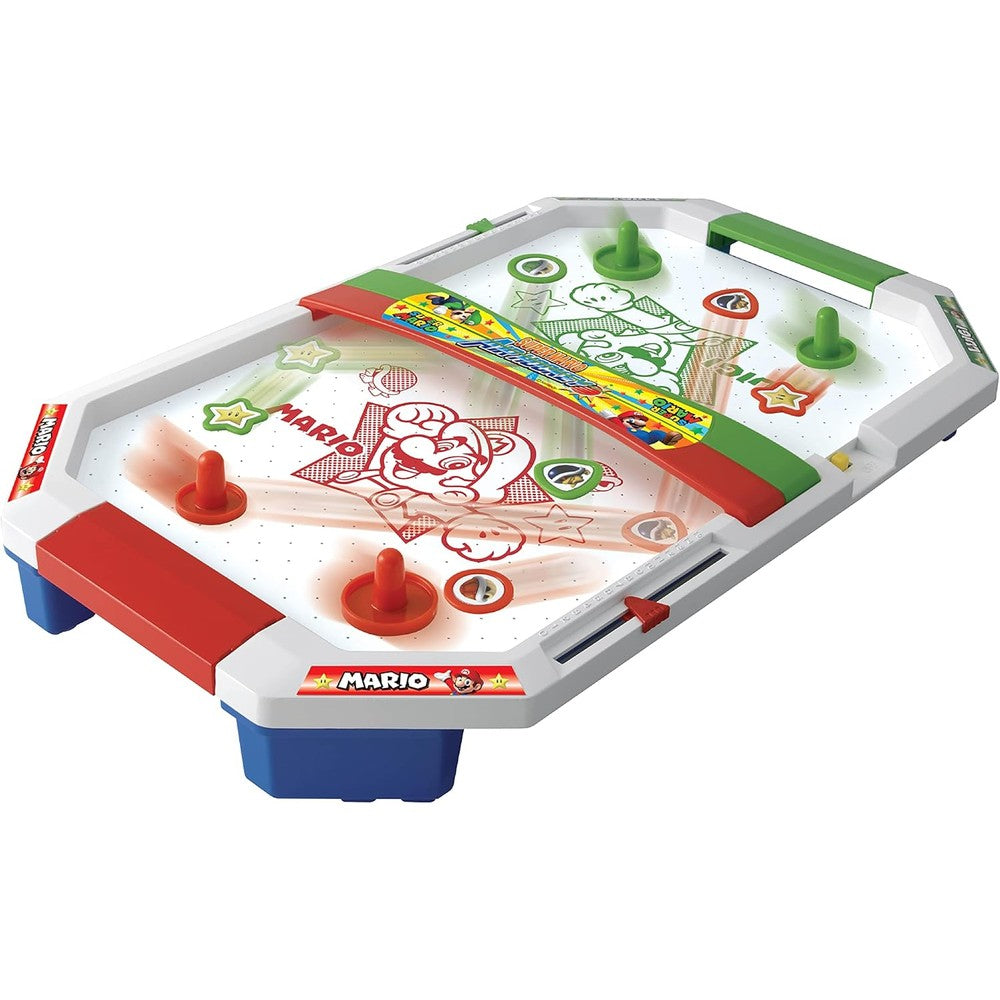 EPOCH Games Super Mario Air Hockey tabletop game front view packaging