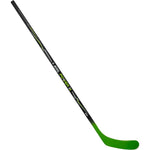 Franklin Sports Ambush Junior Street Hockey Stick front view showing green gradient blade