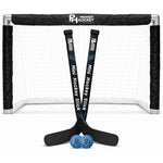 Premier Sports Knee Hockey Set front view showcasing the complete indoor mini hockey kit.