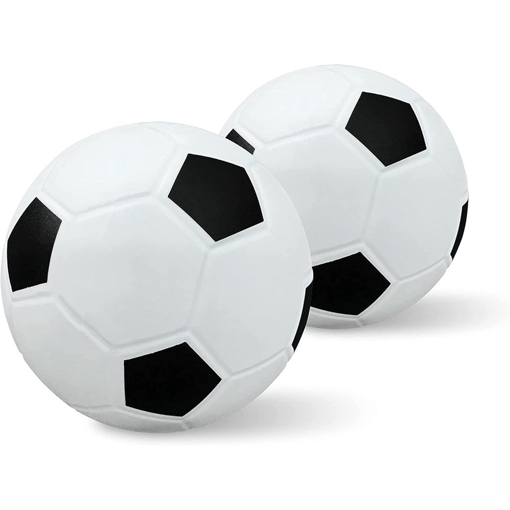 Botabee PowrX premium mini replacement balls front view pack of two neon green toddler soccer balls.