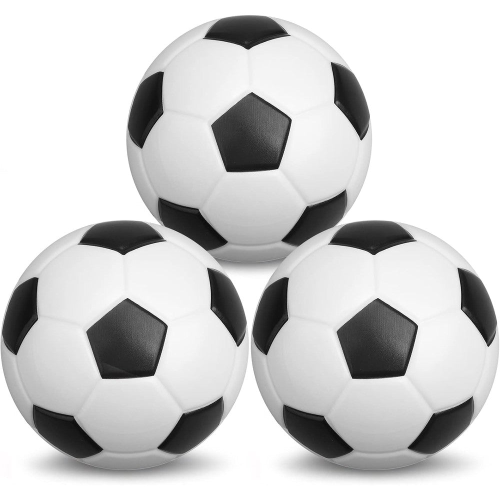 Umnodobn 5 Inch Foam Mini Soccer Balls front view three pack