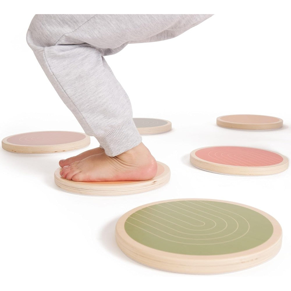 Zicoto Fun Stepping Stones for Kids set of 6 front view