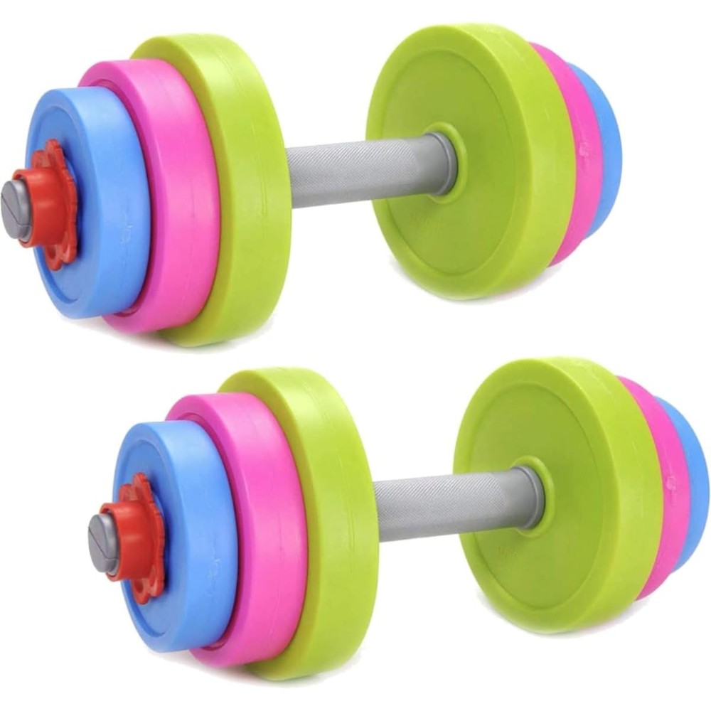 Liberty Imports kids workout dumbbell set front view