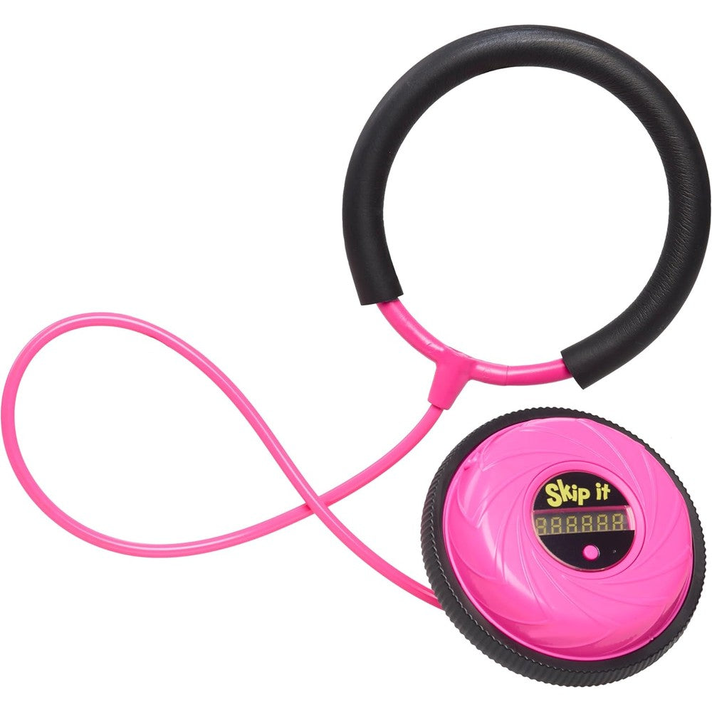 Just Play Skip It Retro Outdoor Toy With Light Up Ball And Digital Counter Pink 31 Inch Long For Kids Ages 5 And Up - Image 1