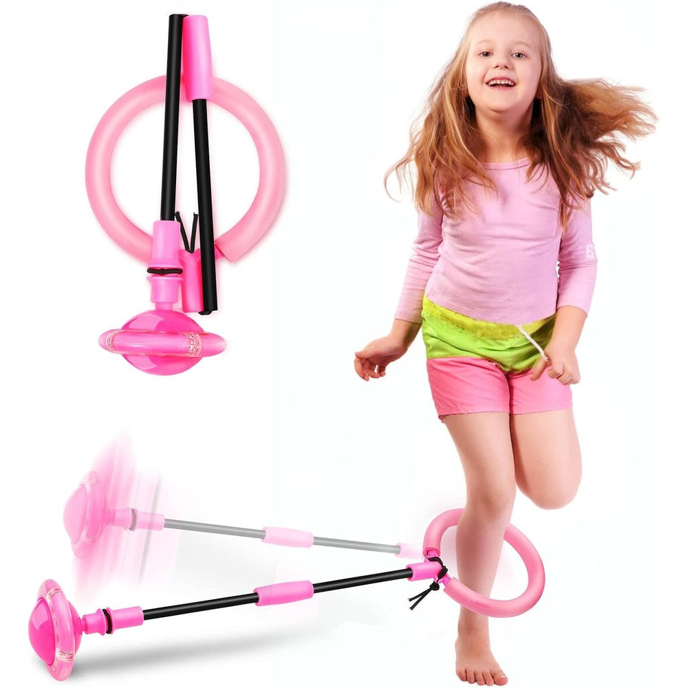 Hewog portable foldable flash wheel skip ball front view