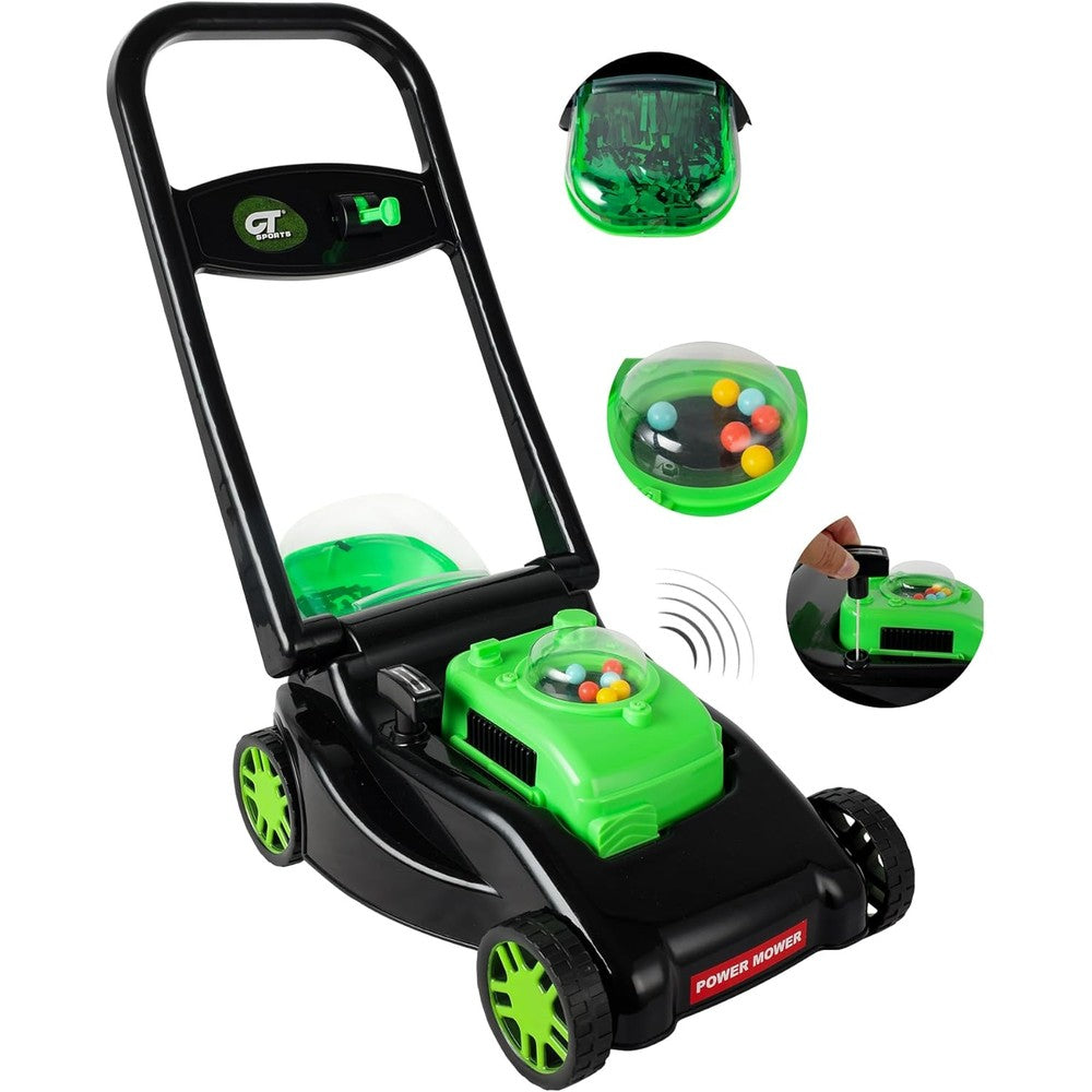 CT SPORTS kids lawn mower toy front view outdoor push toy