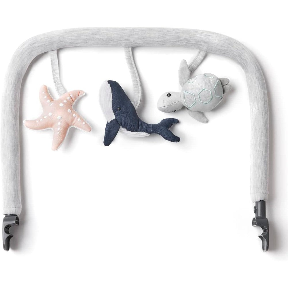 Ergobaby Evolve Bouncer Toy Bar Ocean Wonders front view