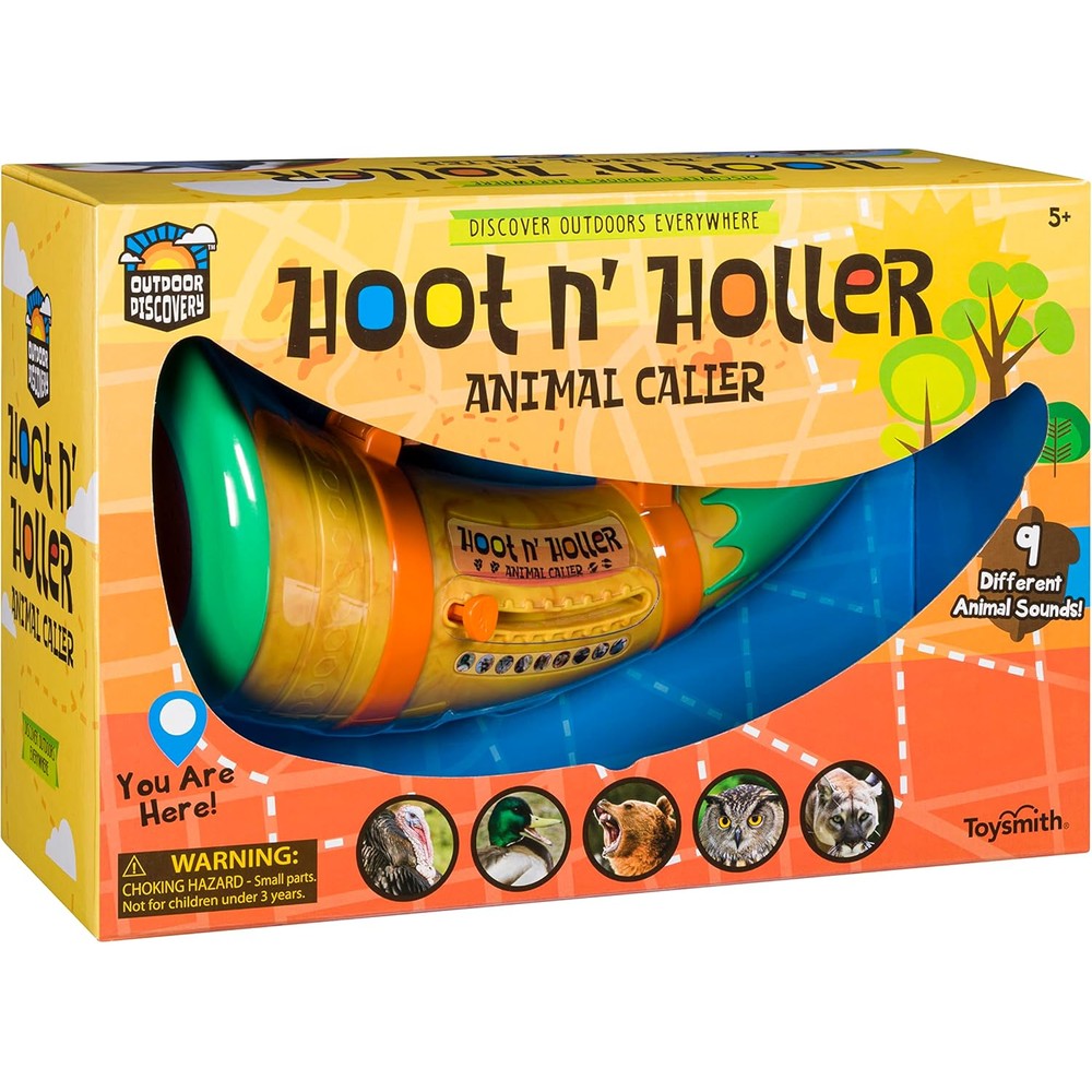 Toysmith Outdoor Discovery Hoot N Holler Animal Caller front view