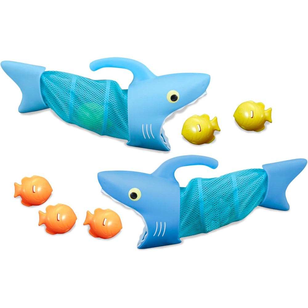 Melissa and Doug Spark Shark Fish Hunt game set front view