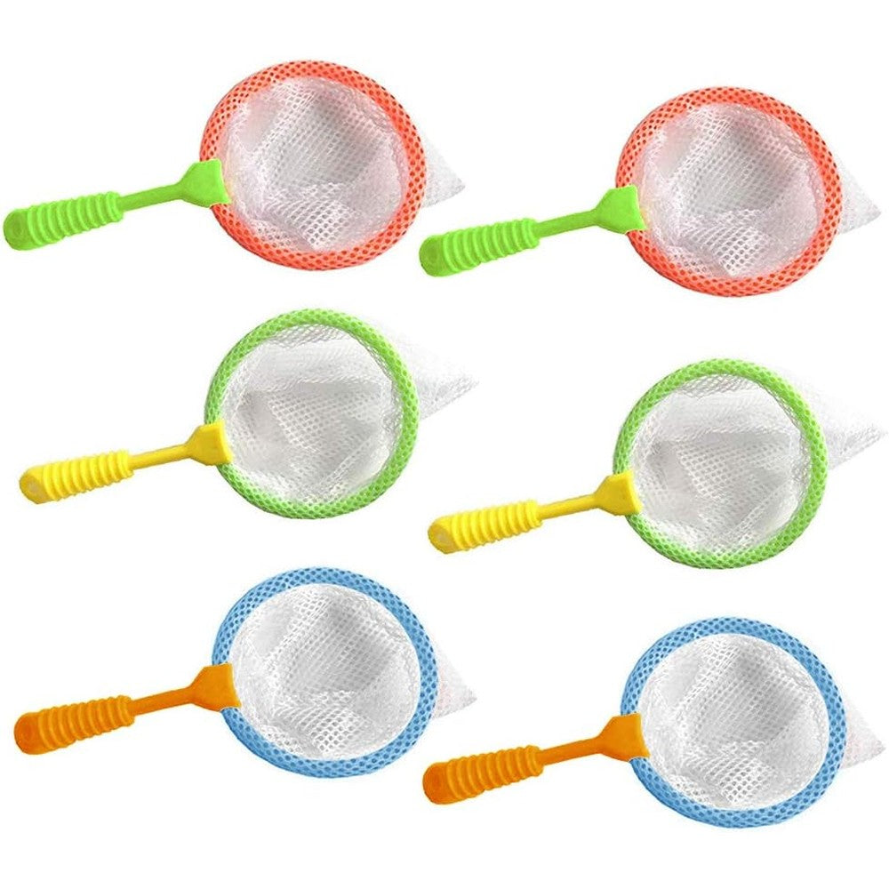 Shindel durable kids bug catcher nets 6 piece set front view