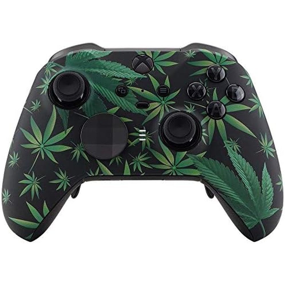 Modded Zone 420 Black custom controller front view featuring matte finish