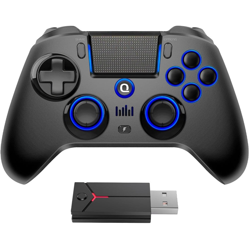 QRD Spark N5 wireless gaming controller front view showcasing Hall Effect joysticks