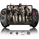 Joso wireless controller front view holding an iPad securely