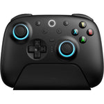 8BitDo Ultimate 2 Wireless Controller in black showing front view layout with TMR joysticks