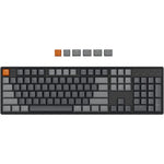 Keychron K10 full size mechanical keyboard front view with RGB lighting