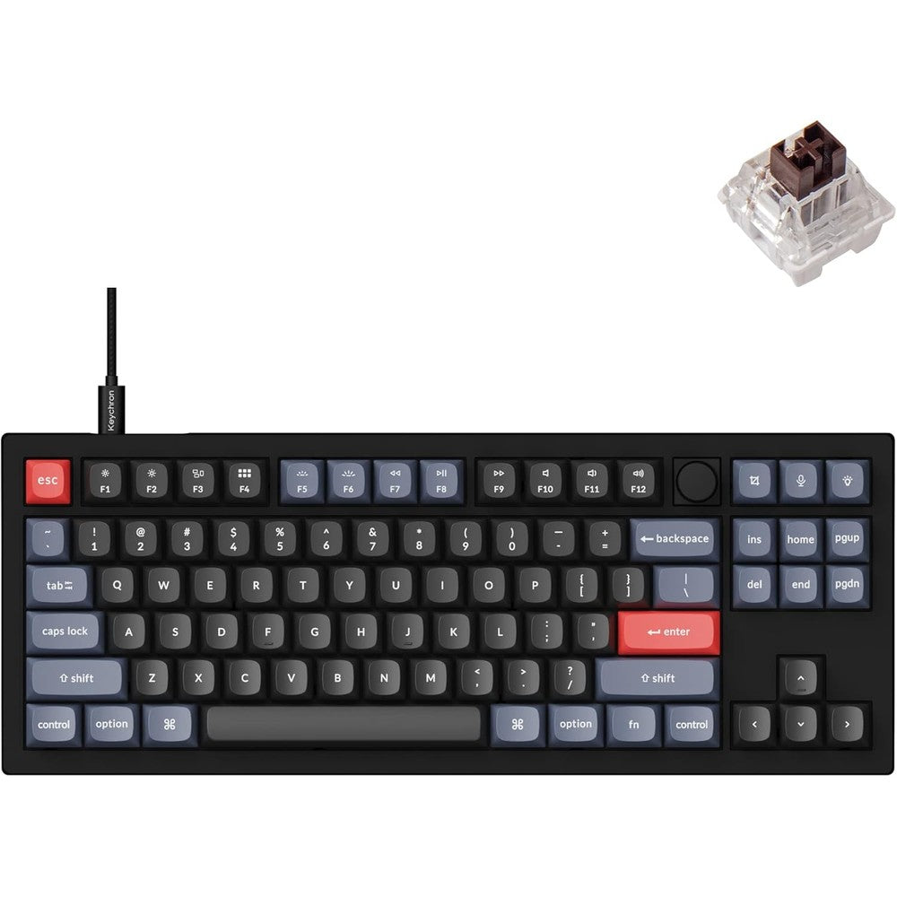 Keychron V3 Wired Custom Mechanical Keyboard front view