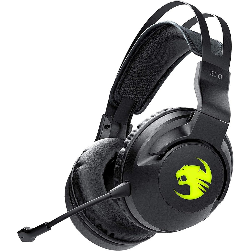 Roccat Elo 7.1 Air wireless gaming headset front view in black