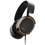 SteelSeries Arctis 5 black wired gaming headset front view