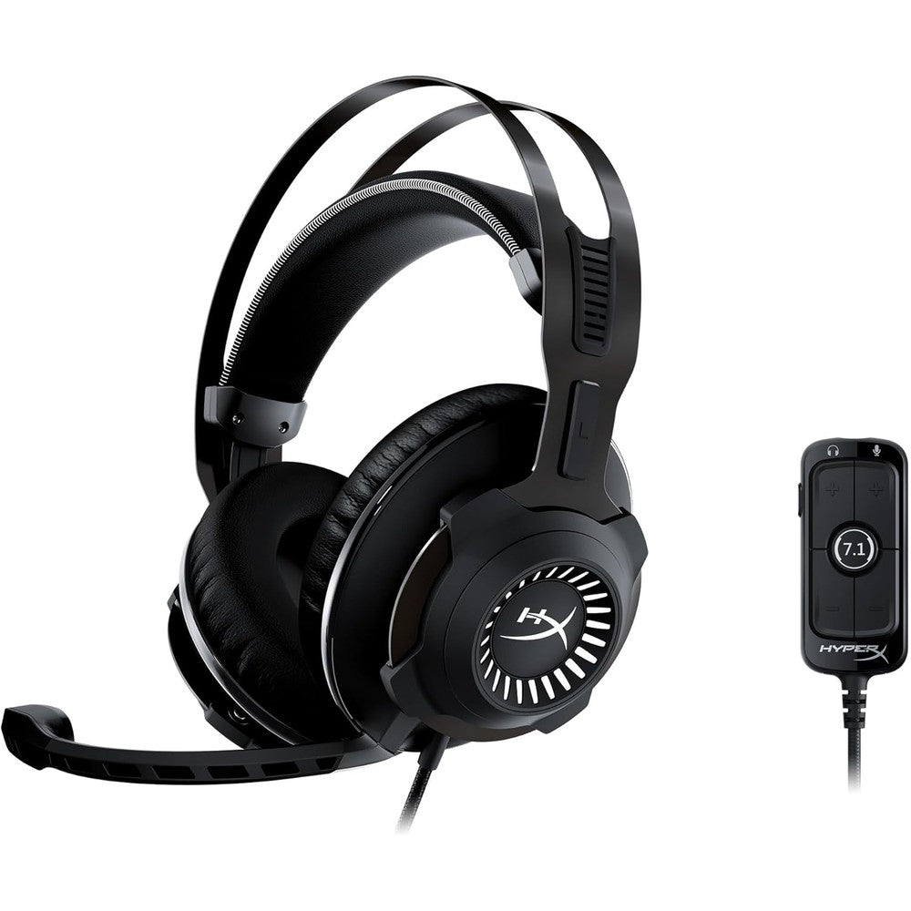 HyperX Cloud Revolver gaming headset front view with microphone