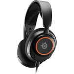 SteelSeries Arctis Nova 3 gaming headset front view with black finish
