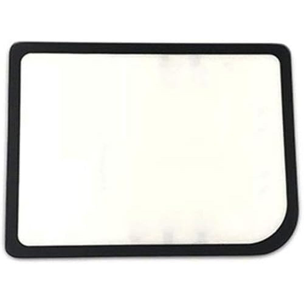 VKMKV replacement glass screen lens front view featuring narrow black border for Nintendo GameBoy DMG-01 console modification
