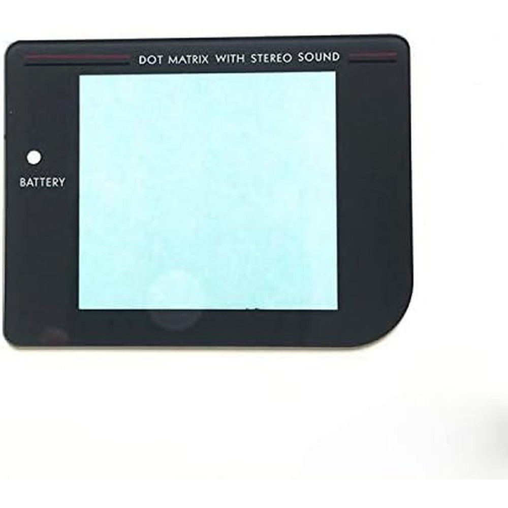 Ucky Do Glass Screen Lens Cover Replacement for Gameboy DMG front view showing black border artwork