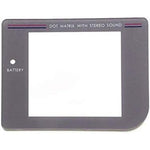 SZLG replacement plastic screen lens cover for Game Boy DMG system front view showing light grey border
